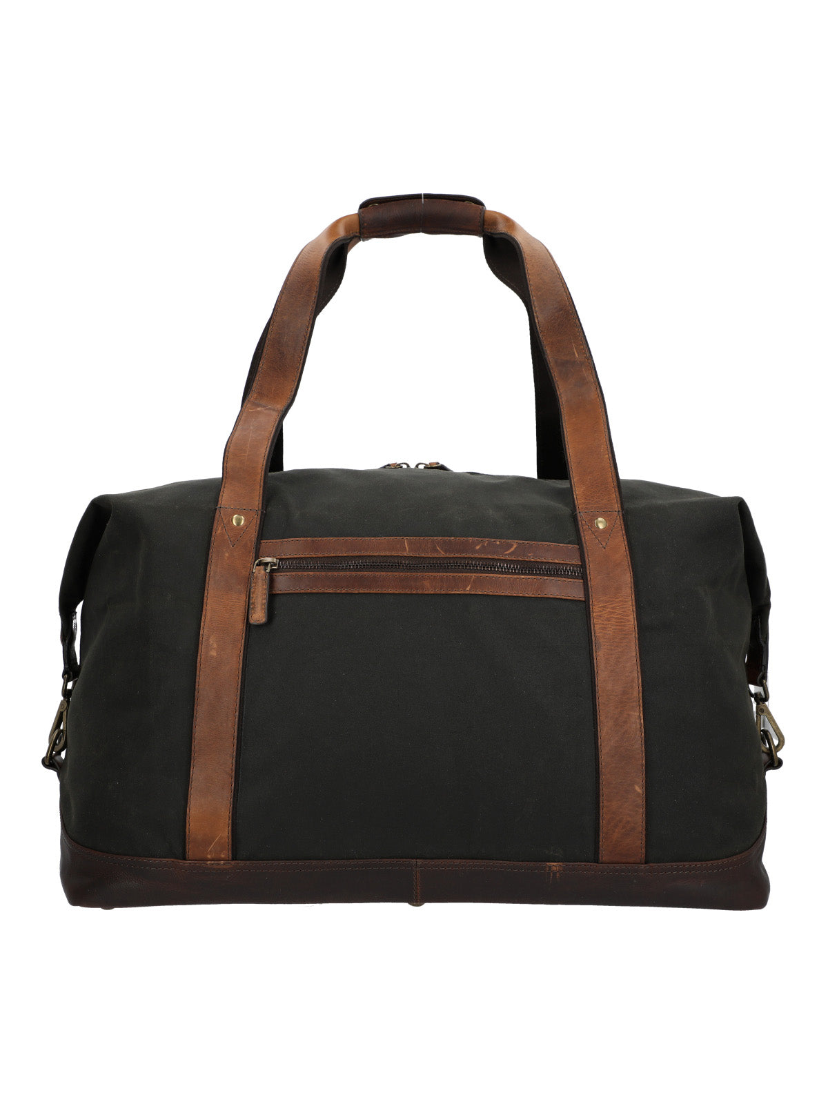 Bolso Canvas Engrasado Inglés Y Cuero Unisex Uk Sheffield Travel Café Rockford