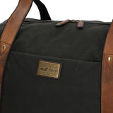 Bolso Canvas Engrasado Inglés Y Cuero Unisex Uk Sheffield Travel Café Rockford