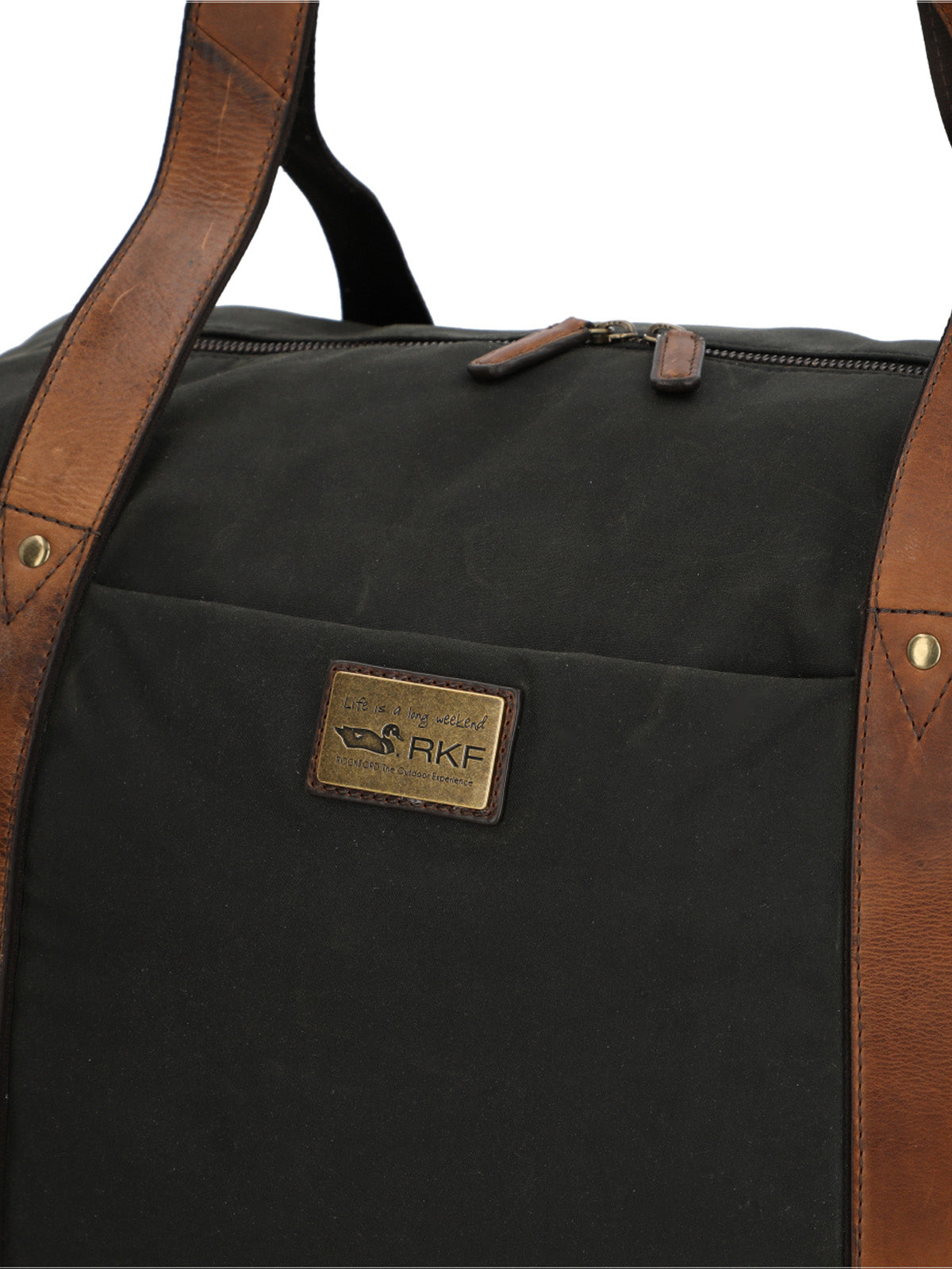Bolso Canvas Engrasado Inglés Y Cuero Unisex Uk Sheffield Travel Café Rockford