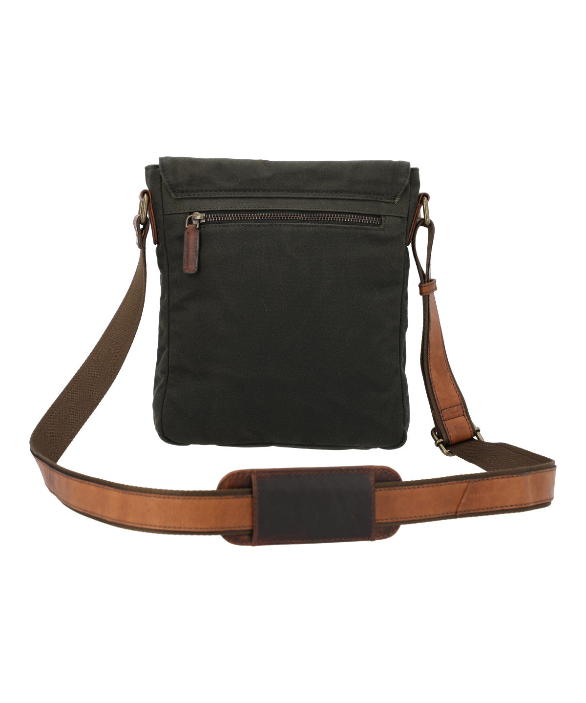 Maletin Canvas Engrasado Inglés Y Cuero Unisex Uk Belfast Cross Café Rockford