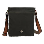 Maletin Canvas Engrasado Inglés Y Cuero Unisex Uk Belfast Cross Café Rockford