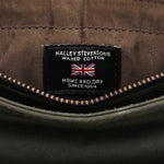 Maletin Canvas Engrasado Inglés Y Cuero Unisex Uk Belfast Cross Café Rockford