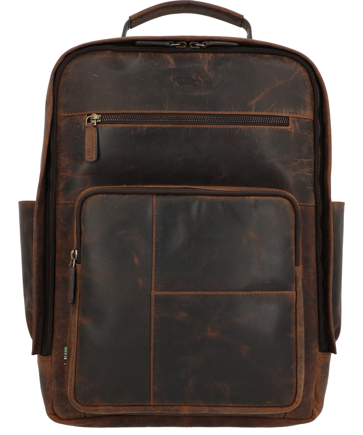 Mochila Cuero Unisex Hu Palermo Back Café Rockford