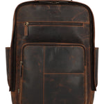 Mochila Cuero Unisex Hu Palermo Back Café Rockford
