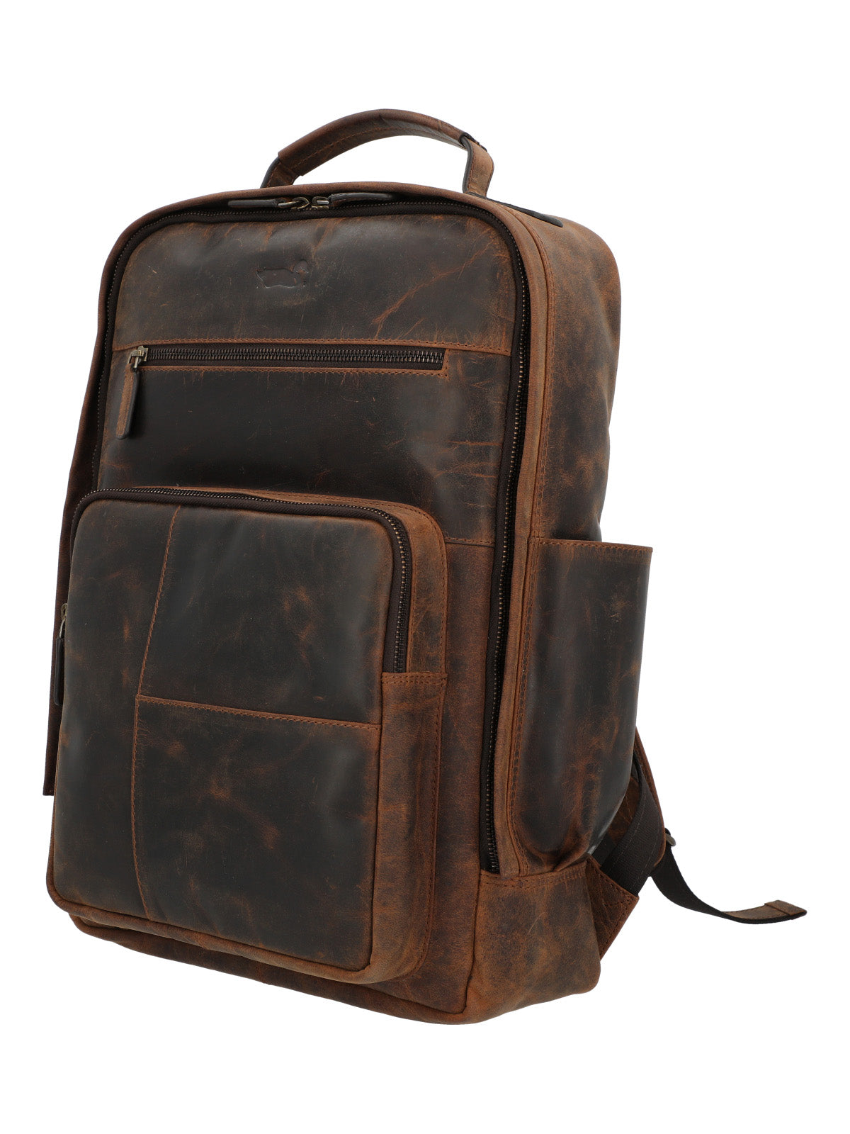 Mochila Cuero Unisex Hu Palermo Back Café Rockford