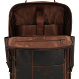 Mochila Cuero Unisex Hu Palermo Back Café Rockford