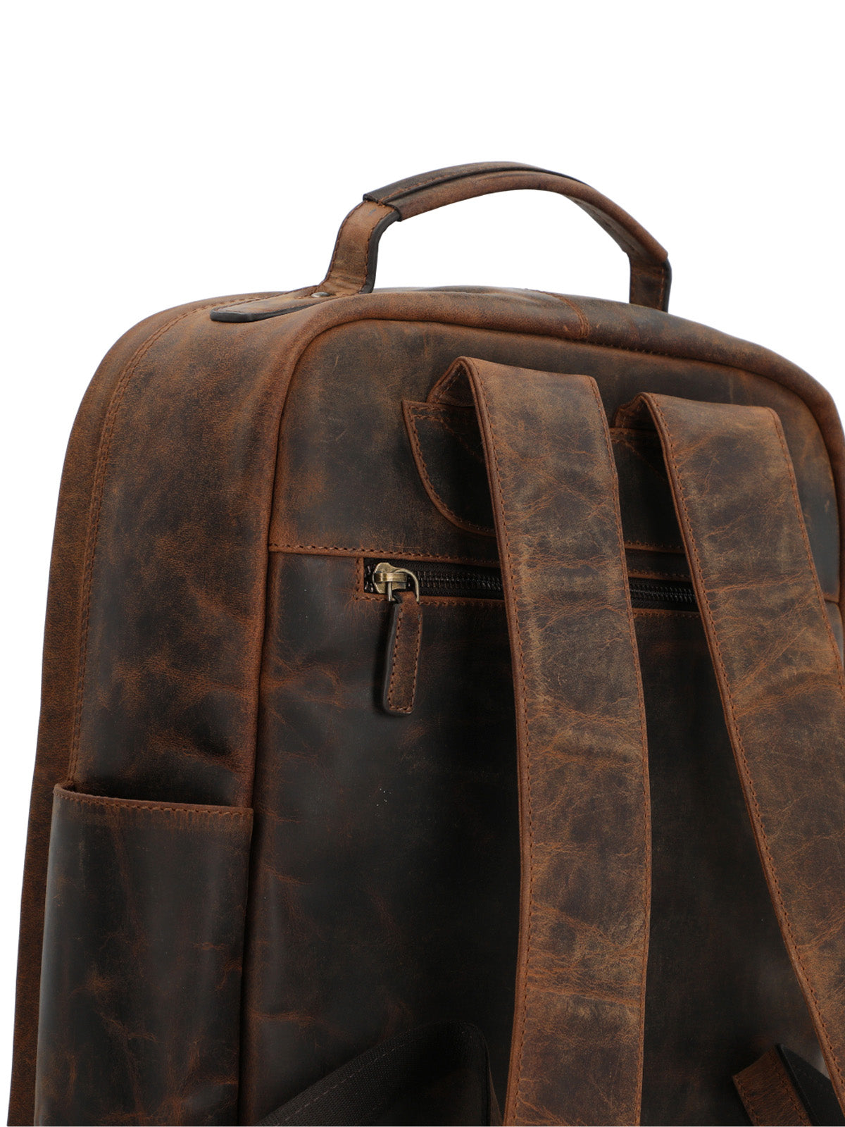 Mochila Cuero Unisex Hu Palermo Back Café Rockford