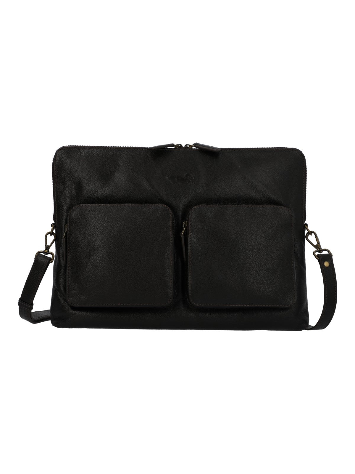 Maletin Cuero Unisex Np Fangio Case Café Rockford