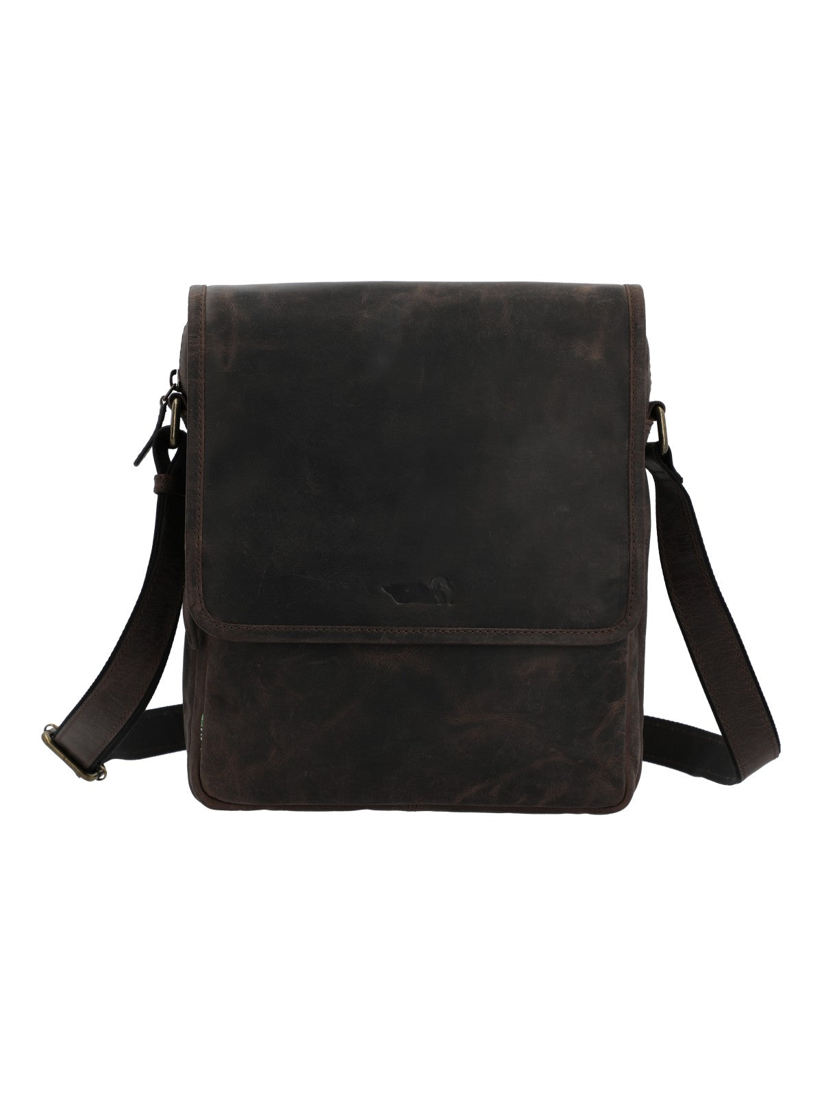 Maletin Cuero Unisex Ks Senna Cross Café Rockford