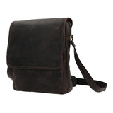 Maletin Cuero Unisex Ks Senna Cross Café Rockford