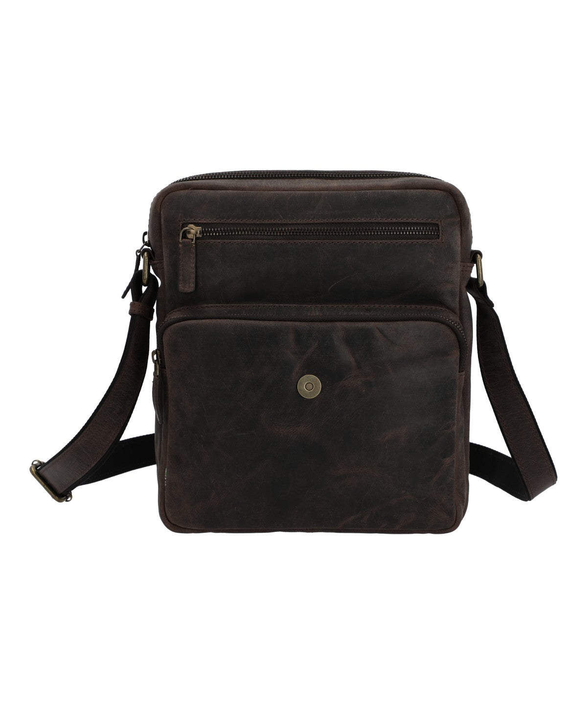 Maletin Cuero Unisex Ks Senna Cross Café Rockford