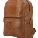 Mochila Cuero Unisex Fd Gasly Back Café Rockford