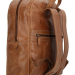 Mochila Cuero Unisex Fd Gasly Back Café Rockford