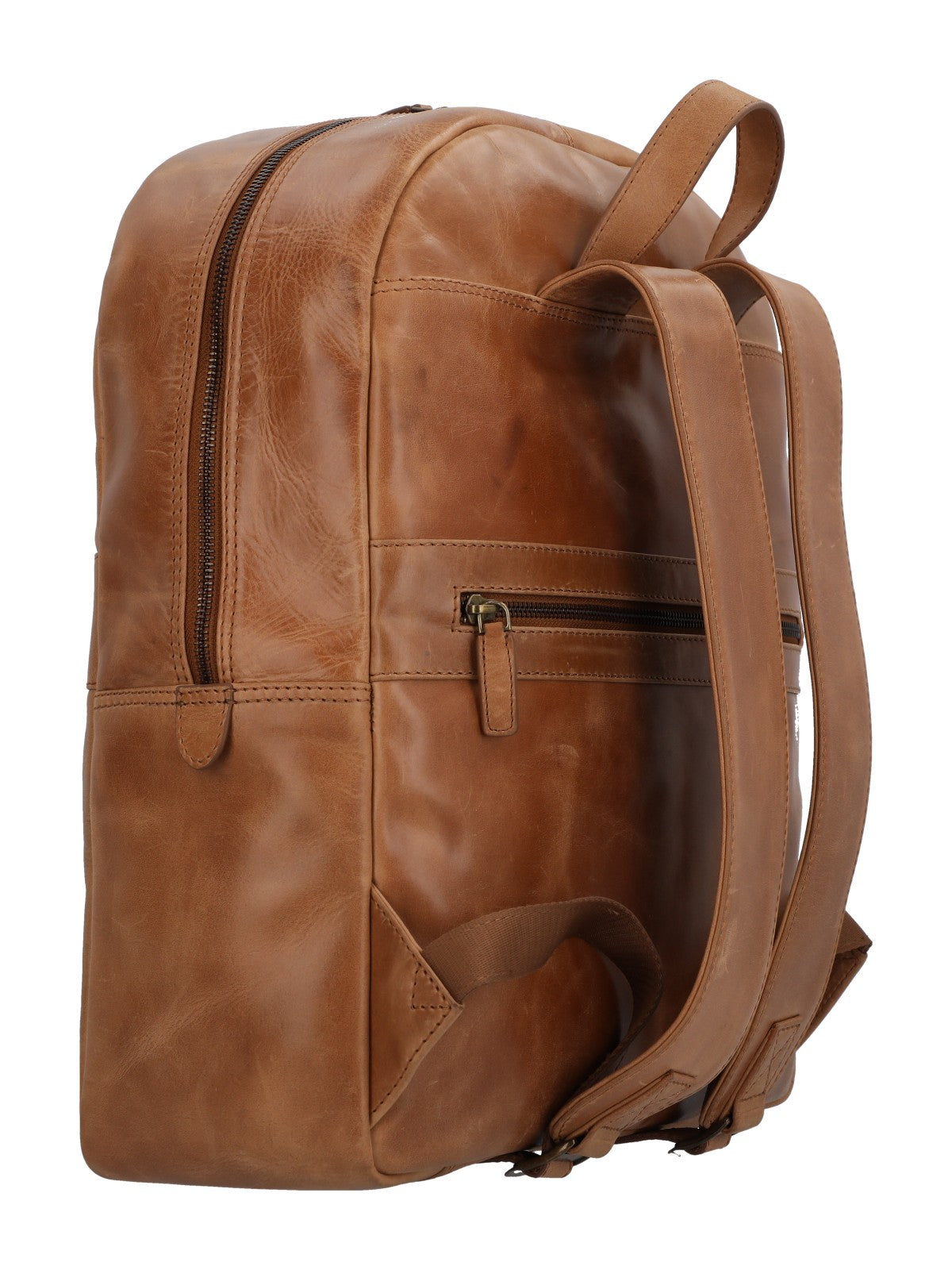 Mochila Cuero Unisex Fd Gasly Back Café Rockford