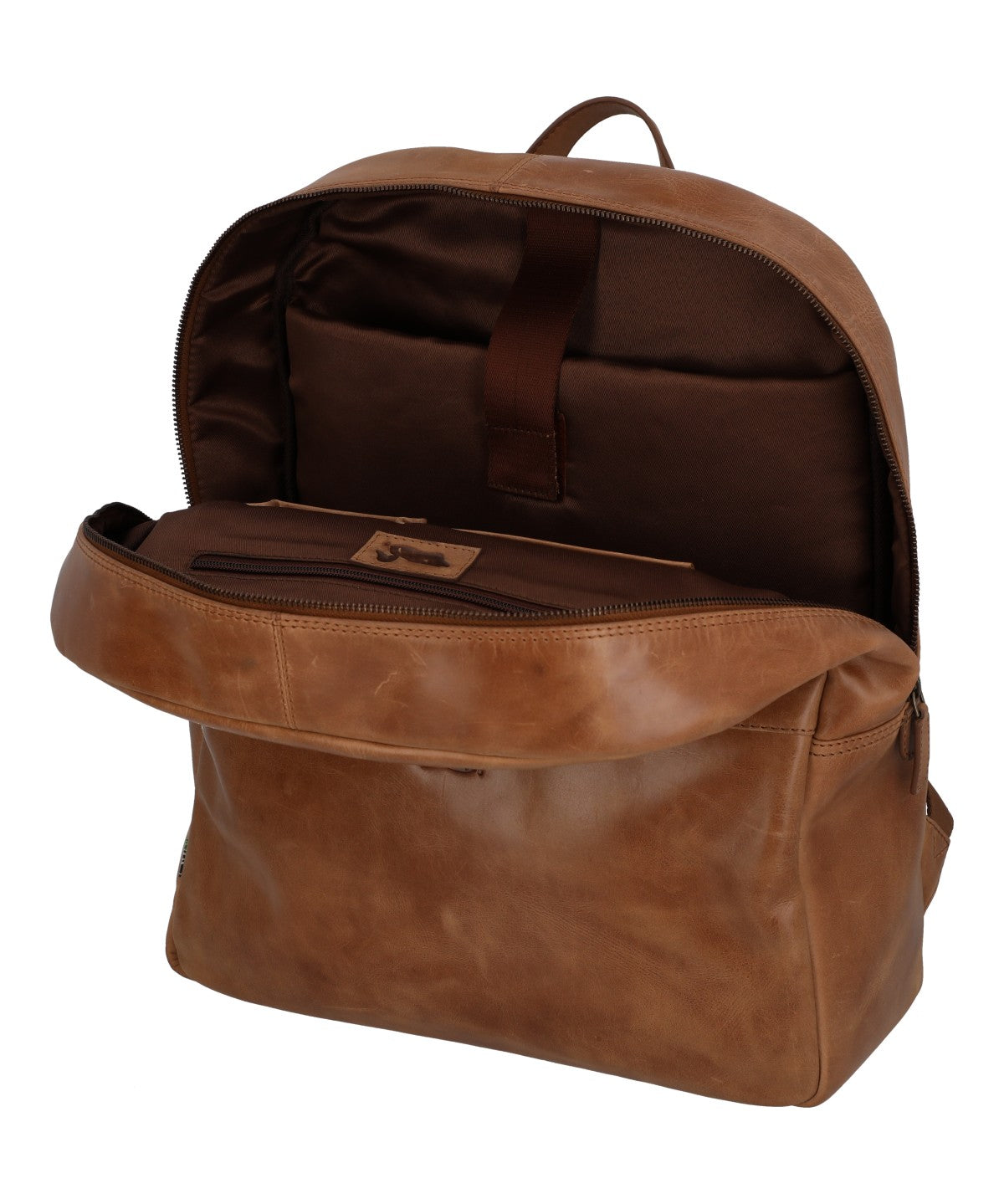 Mochila Cuero Unisex Fd Gasly Back Café Rockford