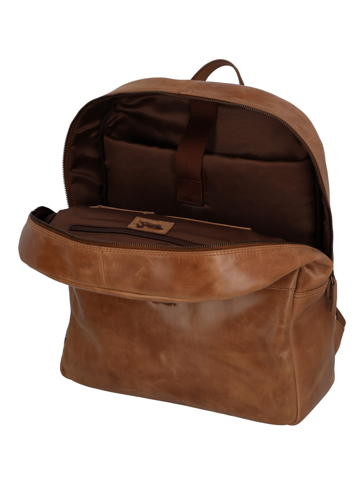 Mochila Cuero Unisex Fd Gasly Back Café Rockford