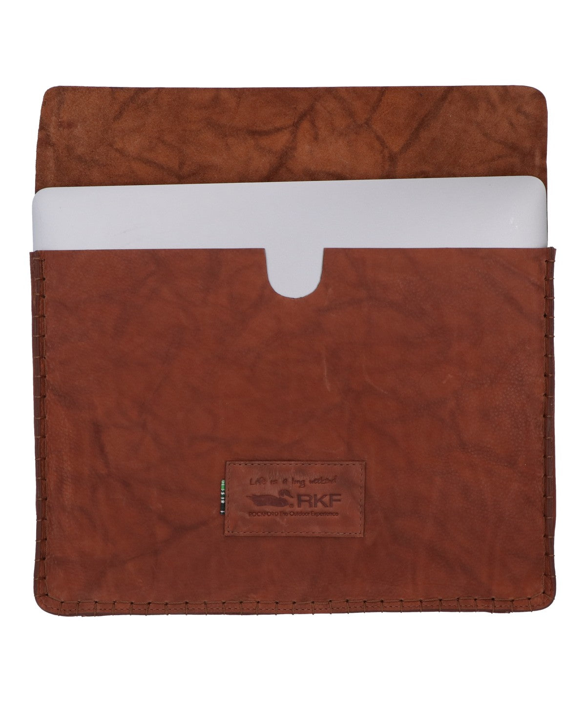 Maletin Cuero Unisex Aq Lauda Sleeve Café Rockford