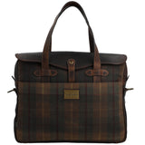 Maletin Canvas Engasado Inglés Y Cuero Unisex Uk Cambridge Bag Café Rockford