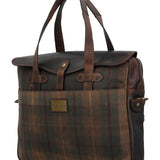 Maletin Canvas Engasado Inglés Y Cuero Unisex Uk Cambridge Bag Café Rockford