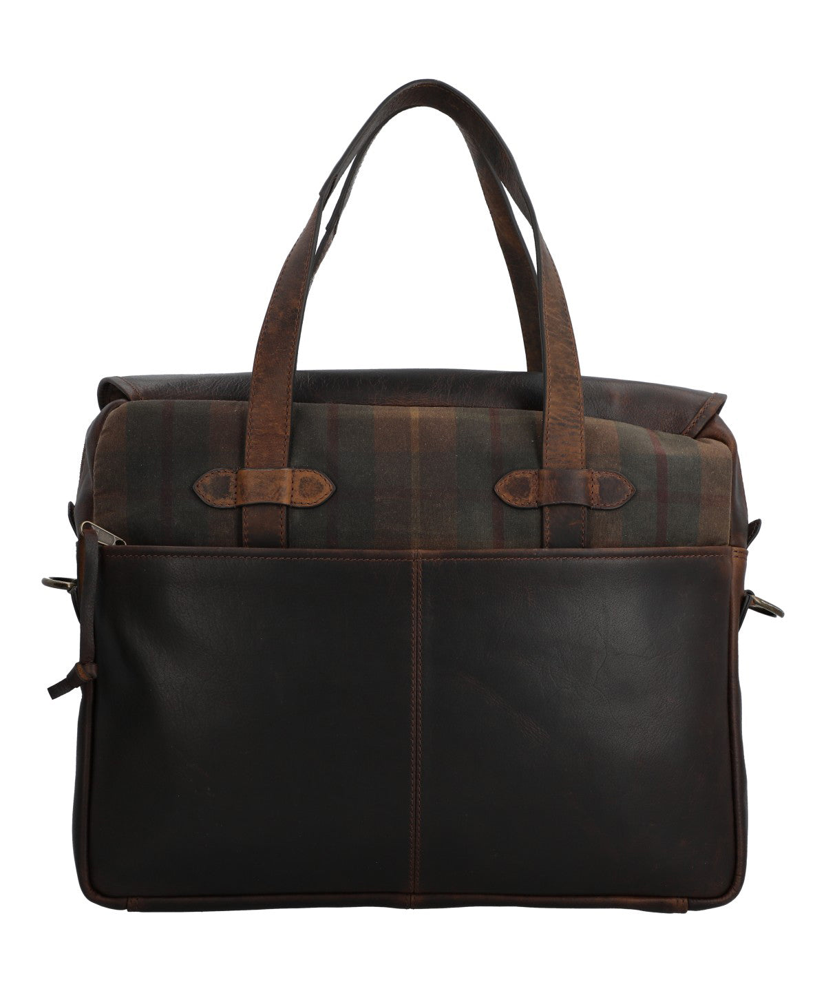 Maletin Canvas Engasado Inglés Y Cuero Unisex Uk Cambridge Bag Café Rockford
