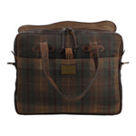 Maletin Canvas Engasado Inglés Y Cuero Unisex Uk Cambridge Bag Café Rockford