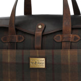 Maletin Canvas Engasado Inglés Y Cuero Unisex Uk Cambridge Bag Café Rockford