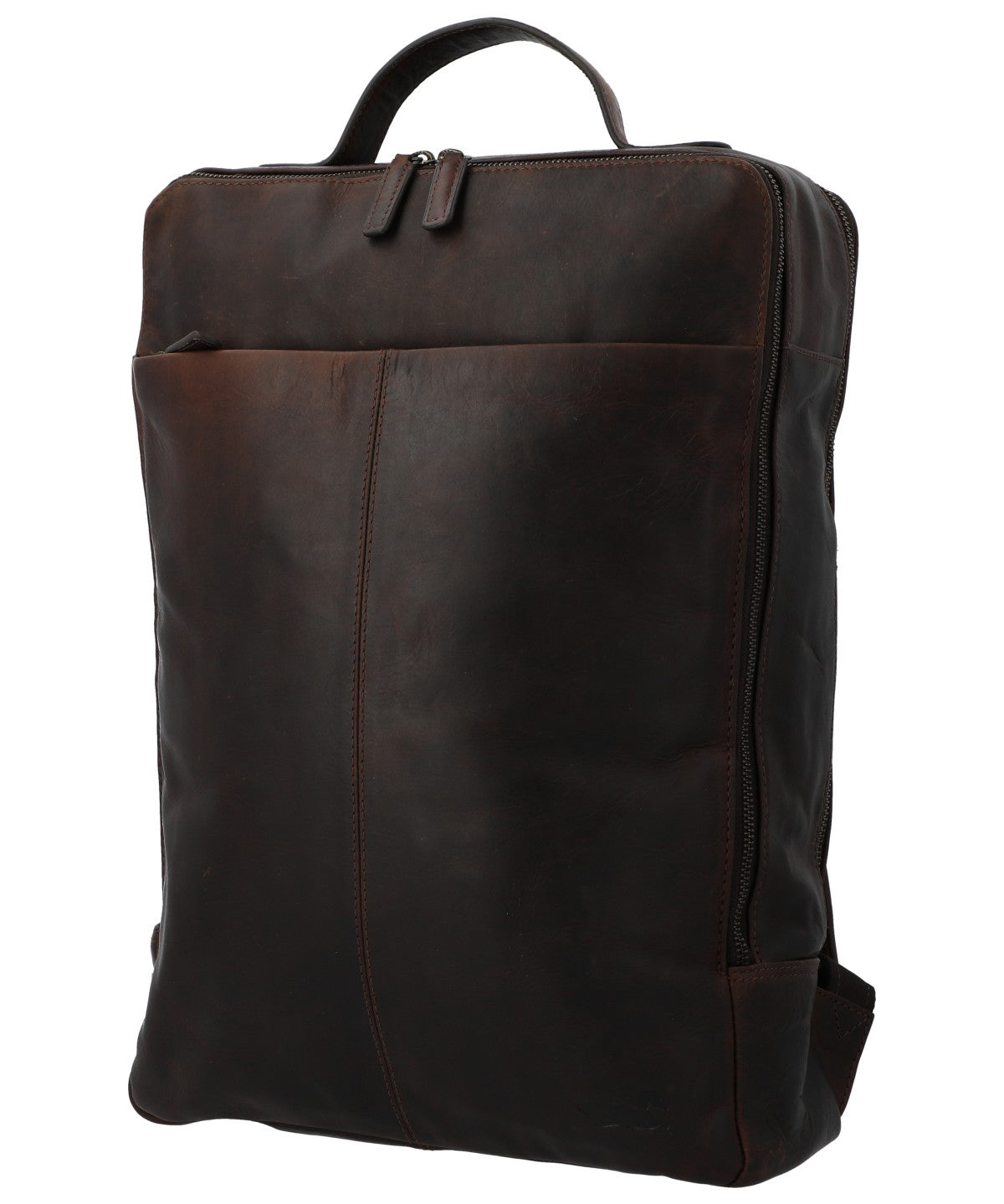 Mochila Cuero Unisex Tc Stroll Back Café Rockford