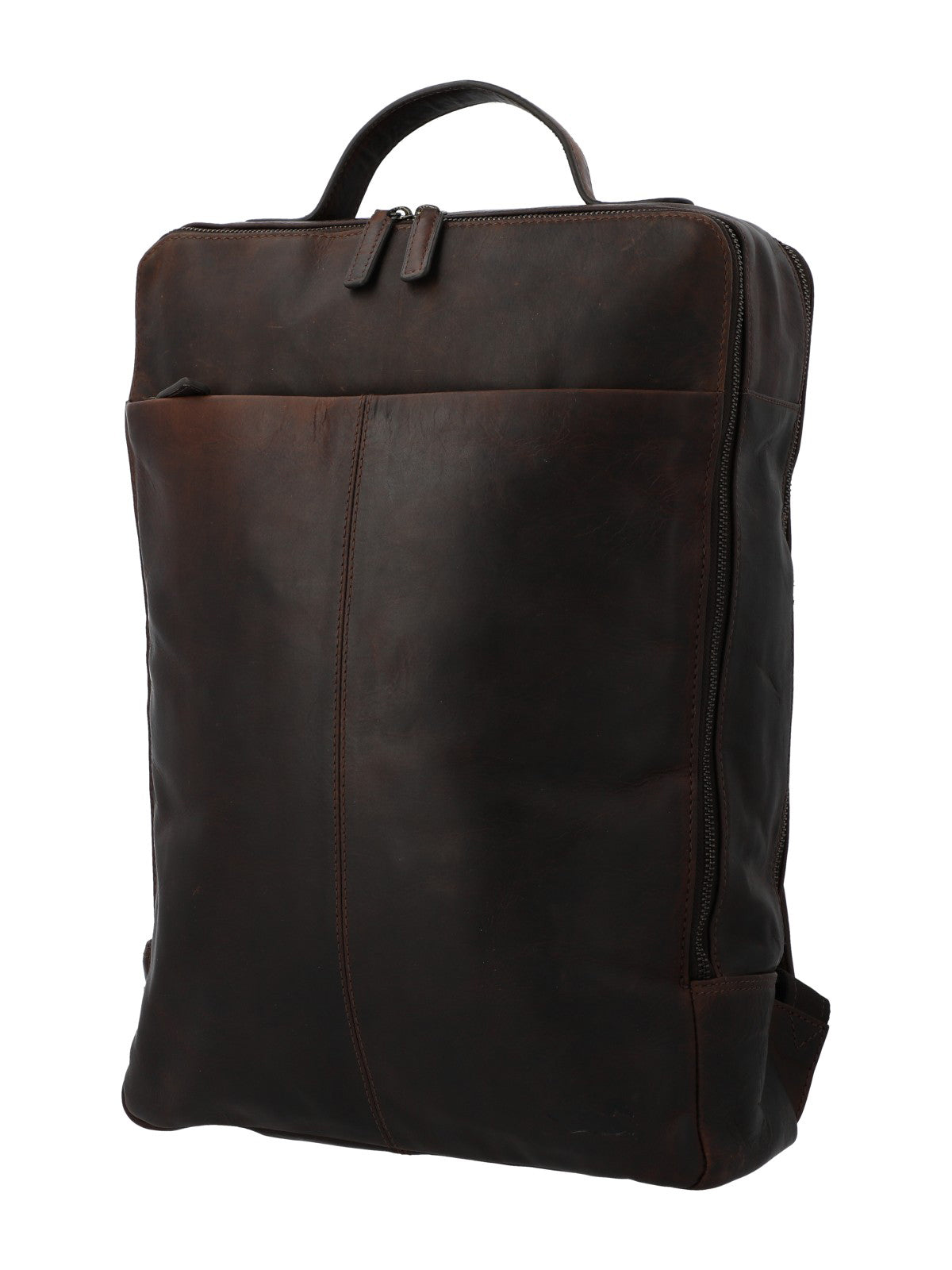 Mochila Cuero Unisex Tc Stroll Back Café Rockford