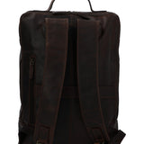 Mochila Cuero Unisex Tc Stroll Back Café Rockford