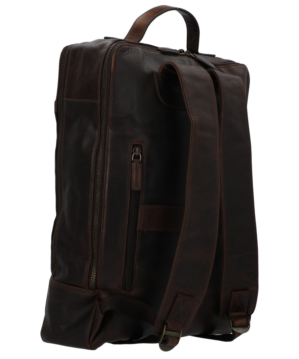 Mochila Cuero Unisex Tc Stroll Back Café Rockford