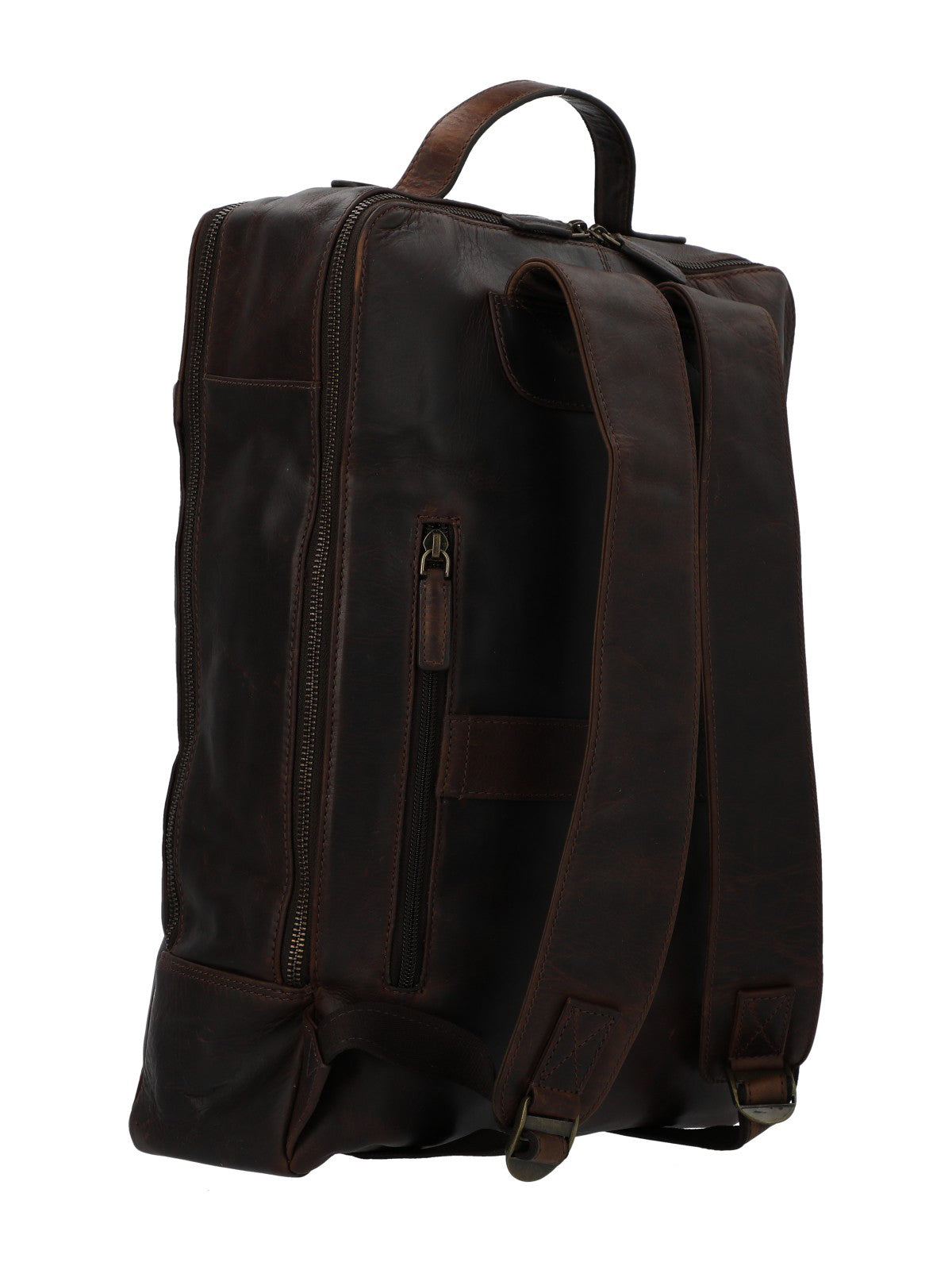 Mochila Cuero Unisex Tc Stroll Back Café Rockford