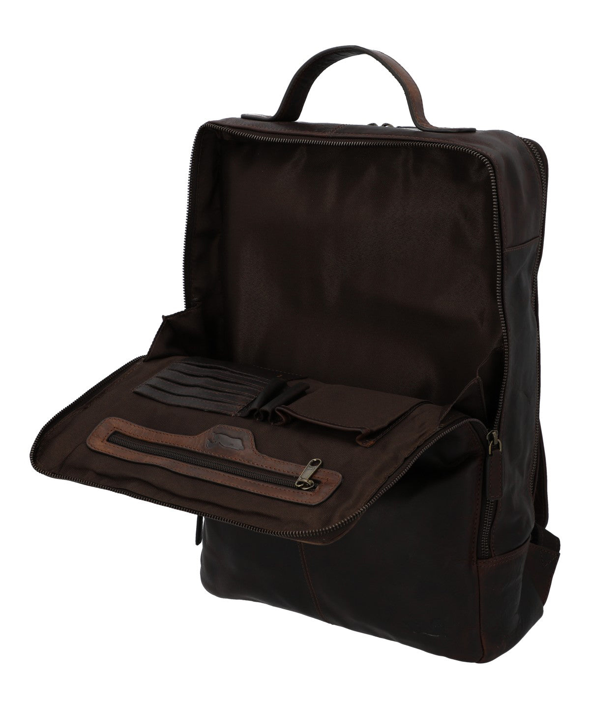 Mochila Cuero Unisex Tc Stroll Back Café Rockford