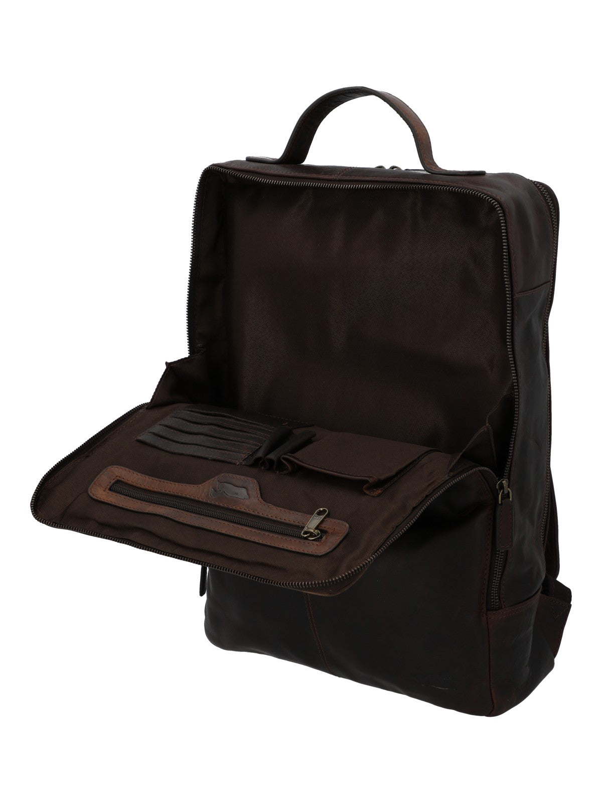 Mochila Cuero Unisex Tc Stroll Back Café Rockford