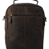 Maletin Cuero Unisex Ks Russell Cross Café Rockford