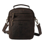 Maletin Cuero Unisex Ks Russell Cross Café Rockford