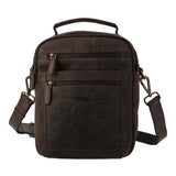 Maletin Cuero Unisex Ks Russell Cross Café Rockford