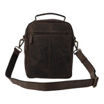 Maletin Cuero Unisex Ks Russell Cross Café Rockford