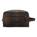 Necessaire Canvas Engasado Inglés Y Cuero Unisex Uk Windsor Toiletry Café Rockford