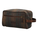 Necessaire Canvas Engasado Inglés Y Cuero Unisex Uk Windsor Toiletry Café Rockford