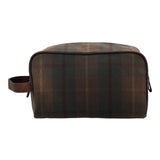 Necessaire Canvas Engasado Inglés Y Cuero Unisex Uk Windsor Toiletry Café Rockford