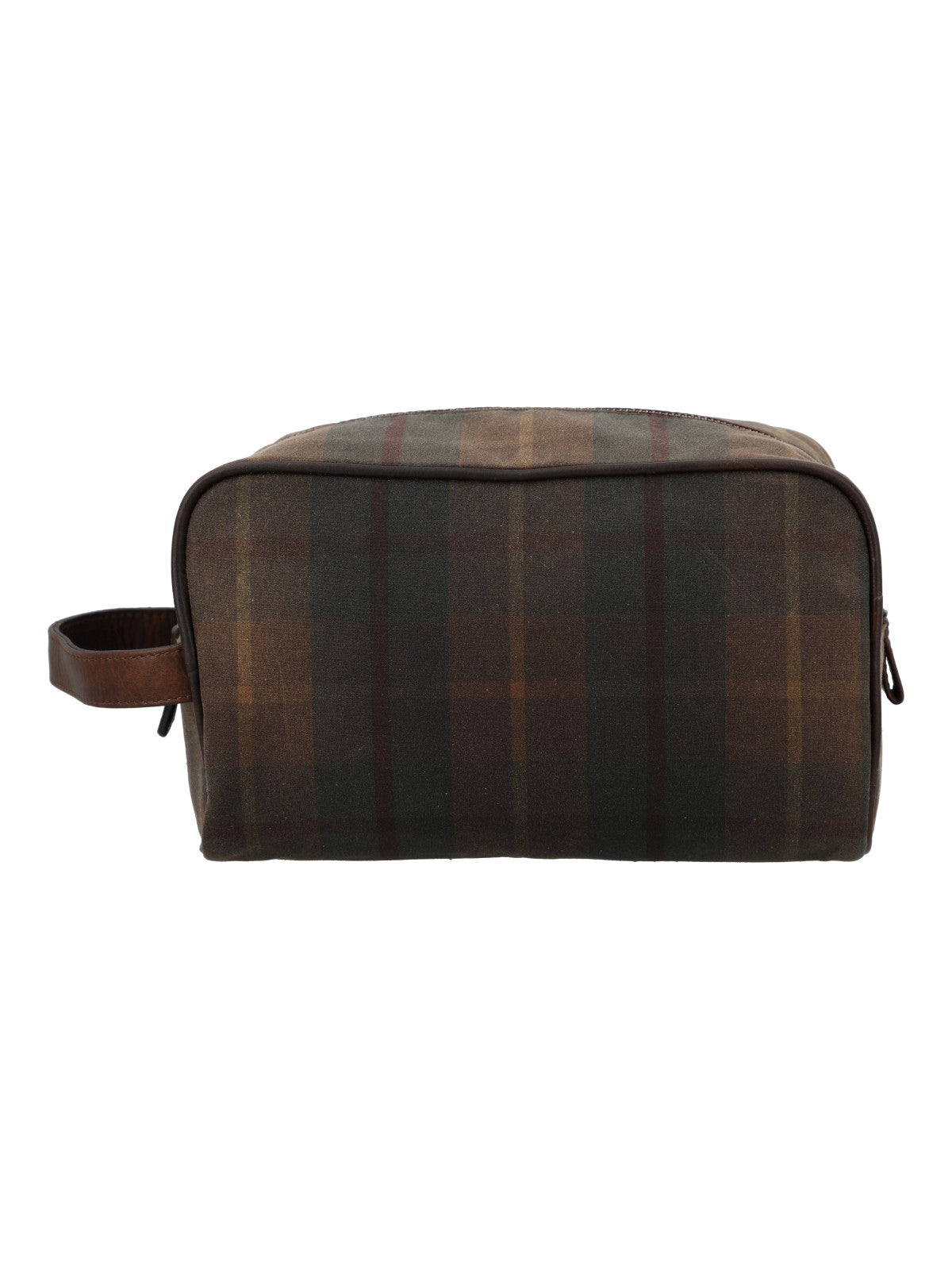 Necessaire Canvas Engasado Inglés Y Cuero Unisex Uk Windsor Toiletry Café Rockford
