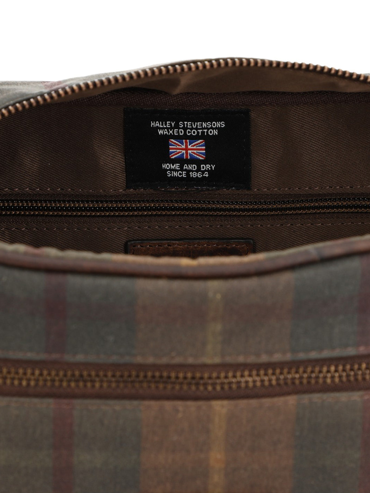 Necessaire Canvas Engasado Inglés Y Cuero Unisex Uk Windsor Toiletry Café Rockford