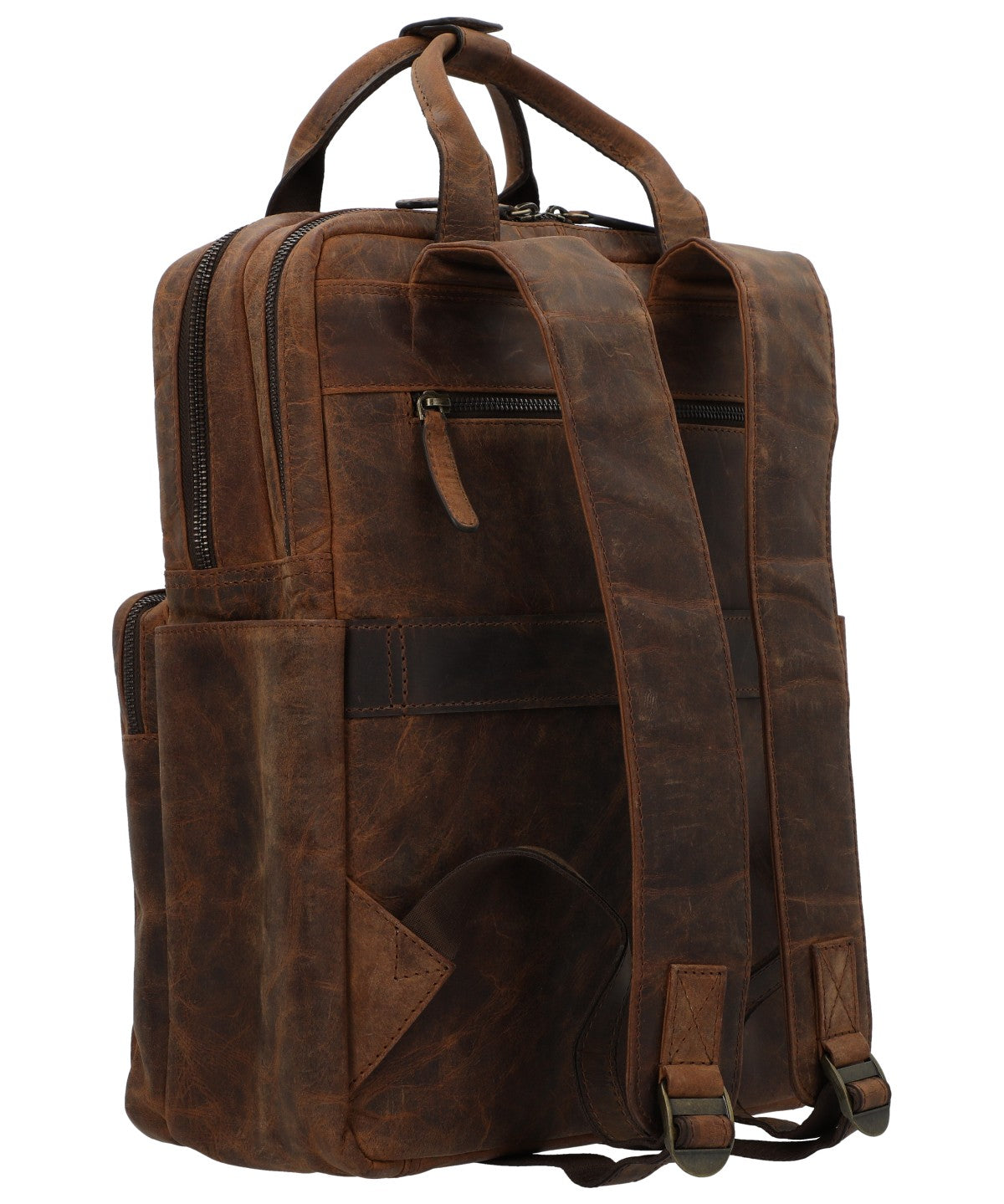 Mochila Cuero Unisex Oh Sainz Back Café Rockford