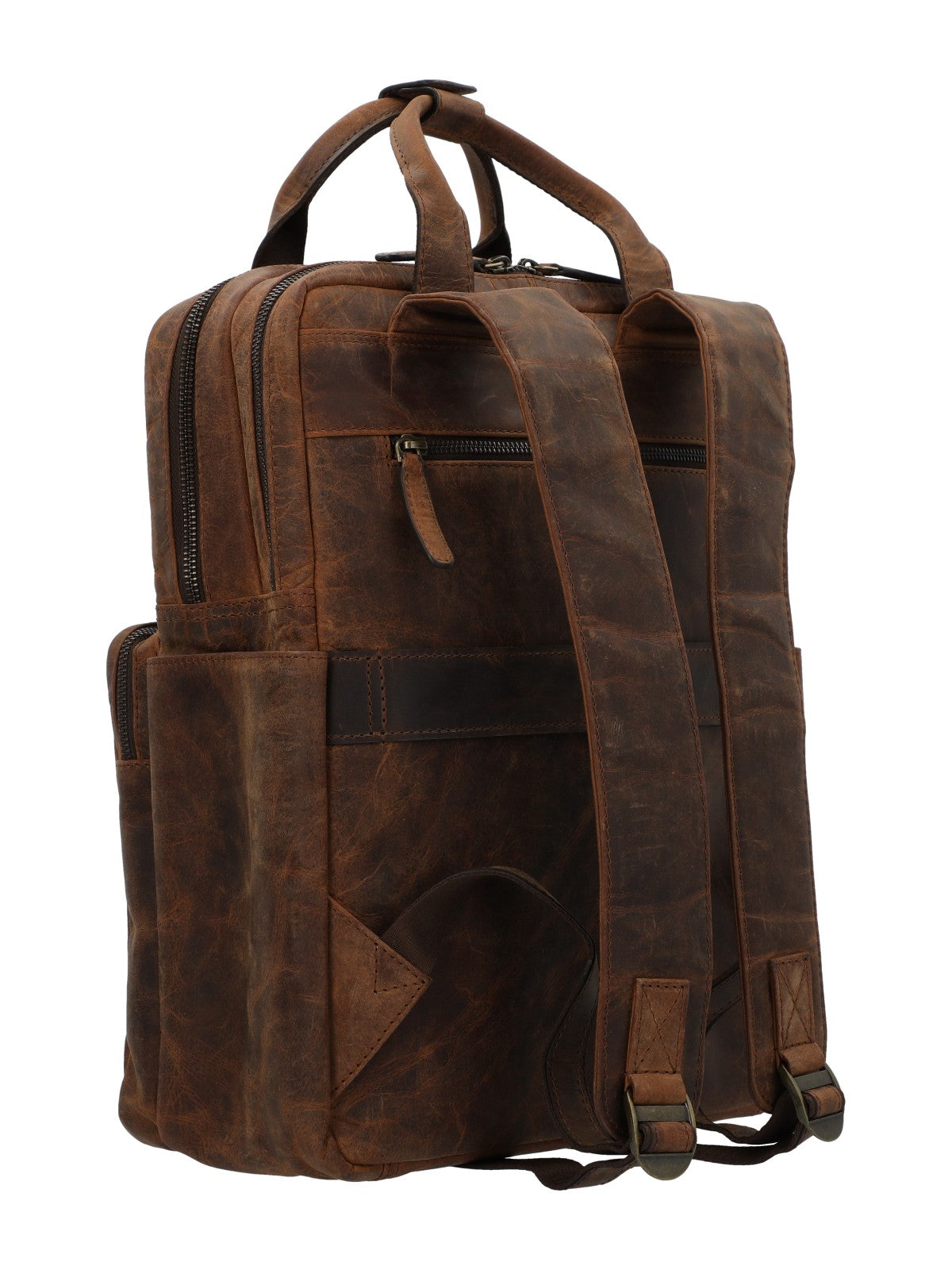 Mochila Cuero Unisex Oh Sainz Back Café Rockford