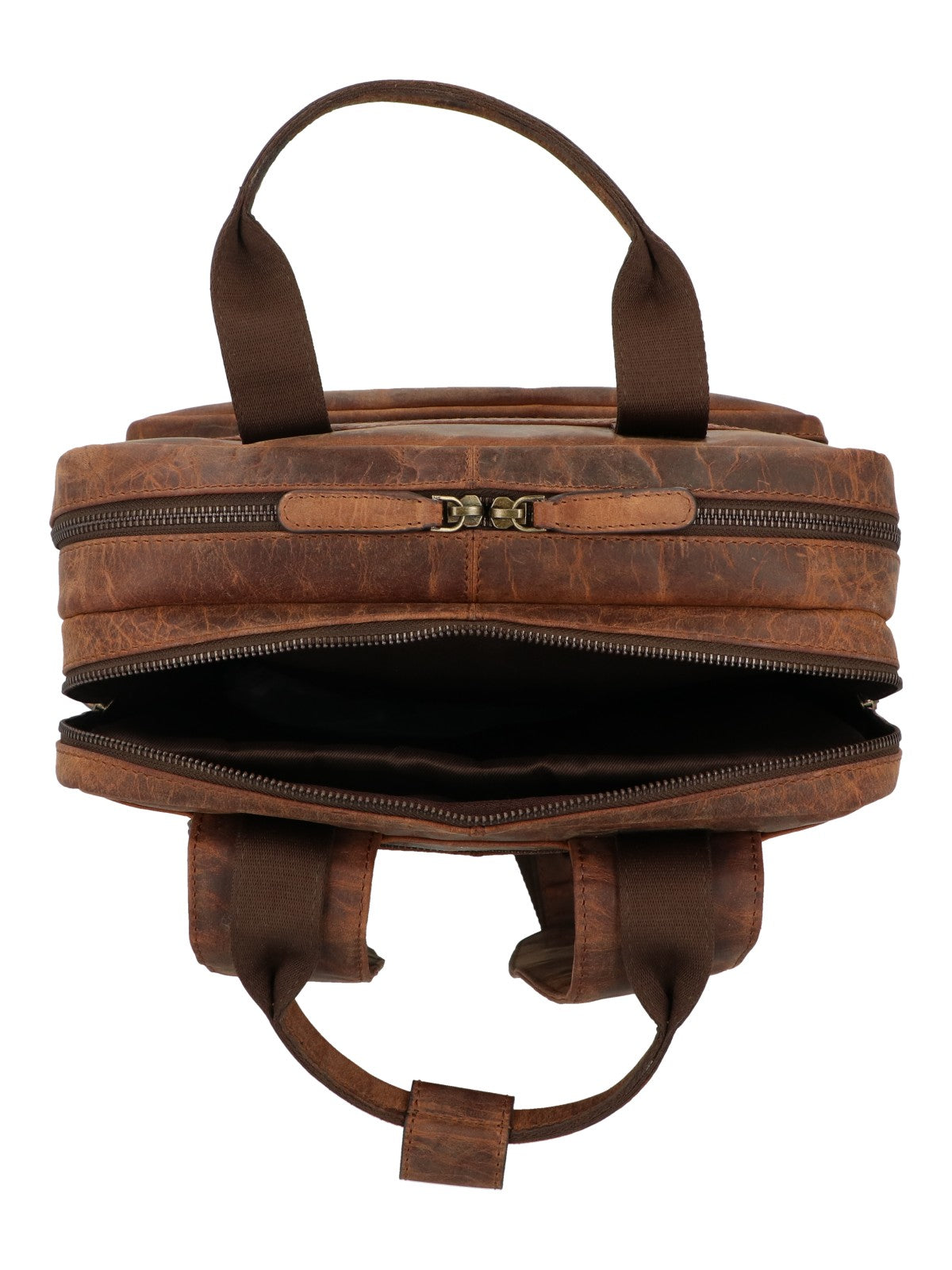 Mochila Cuero Unisex Oh Sainz Back Café Rockford