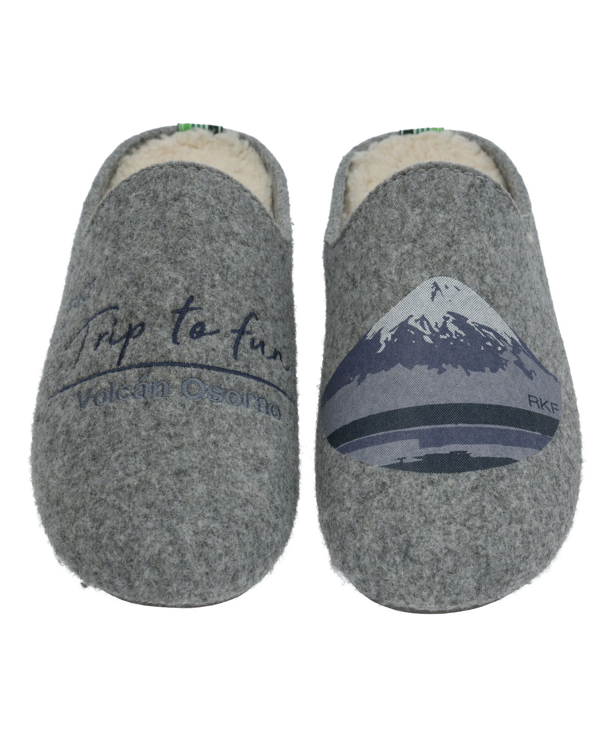Pantufla Fibras Recicladas Unisex Slipper Volcán Gris Rockford