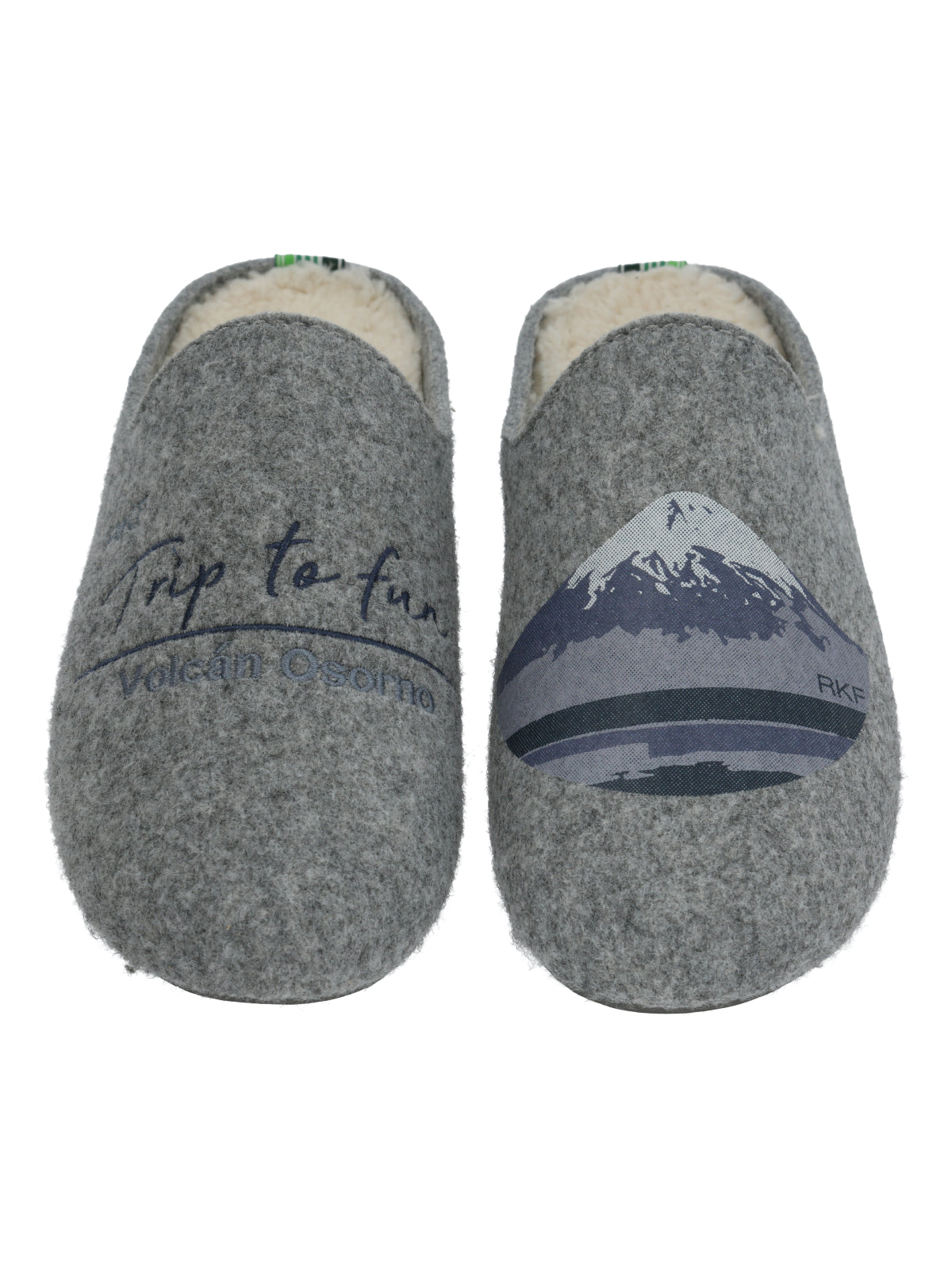 Pantufla Fibras Recicladas Unisex Slipper Volcán Gris Rockford