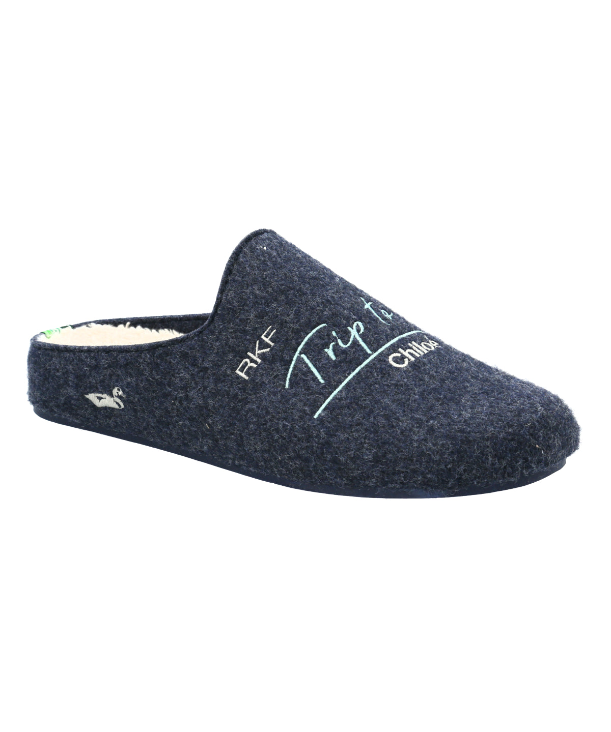 Pantufla Fibras Recicladas Unisex Slipper Chiloé Azul Rockford