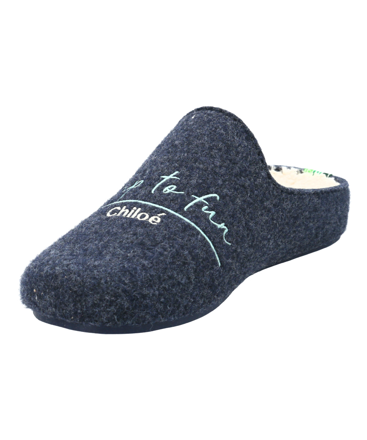 Pantufla Fibras Recicladas Unisex Slipper Chiloé Azul Rockford
