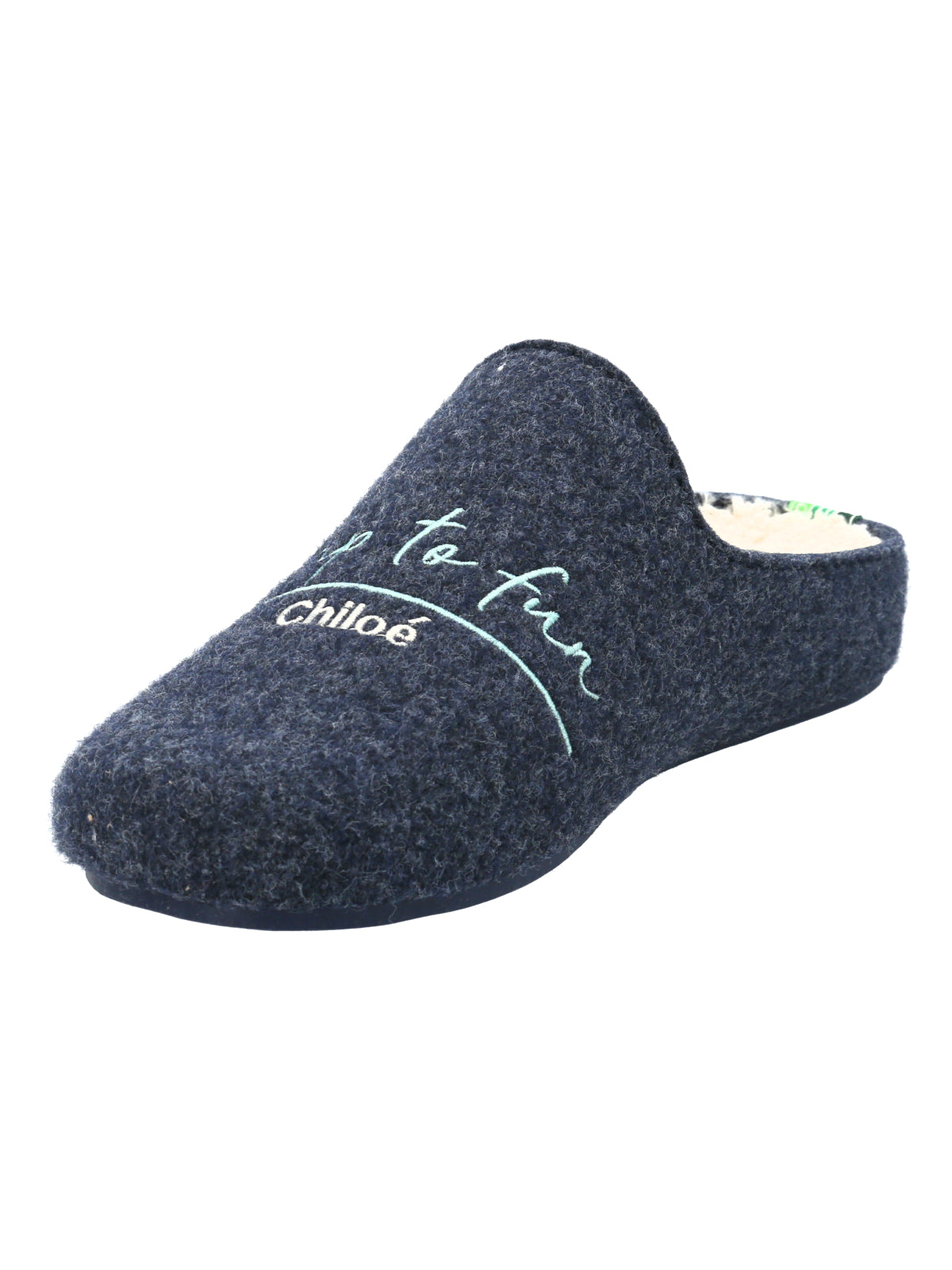 Pantufla Fibras Recicladas Unisex Slipper Chiloé Azul Rockford